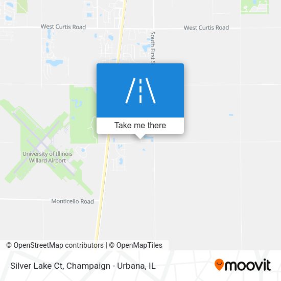 Silver Lake Ct map
