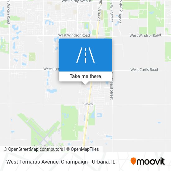 Mapa de West Tomaras Avenue