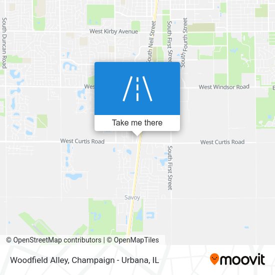 Woodfield Alley map