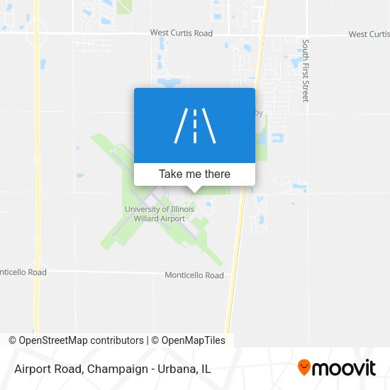 Mapa de Airport Road