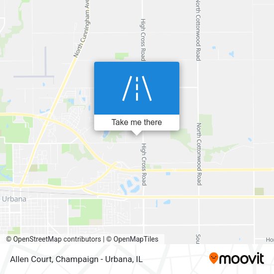 Allen Court map