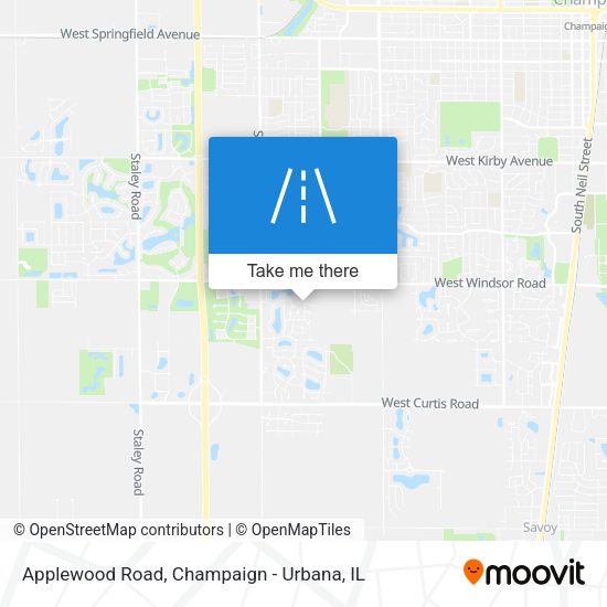 Applewood Road map