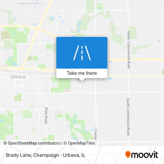 Mapa de Brady Lane