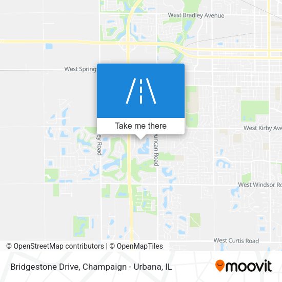 Mapa de Bridgestone Drive