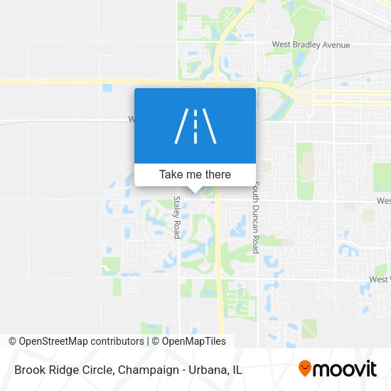 Brook Ridge Circle map