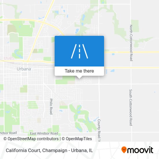 Mapa de California Court