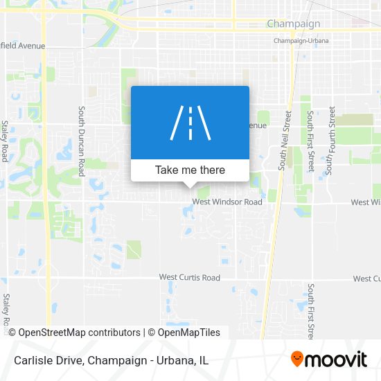 Mapa de Carlisle Drive