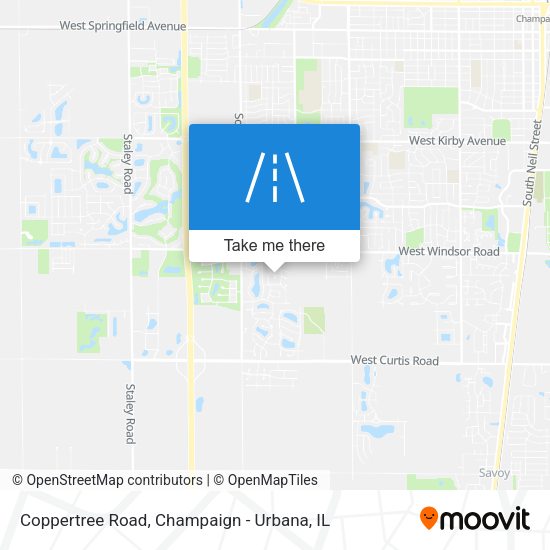Coppertree Road map