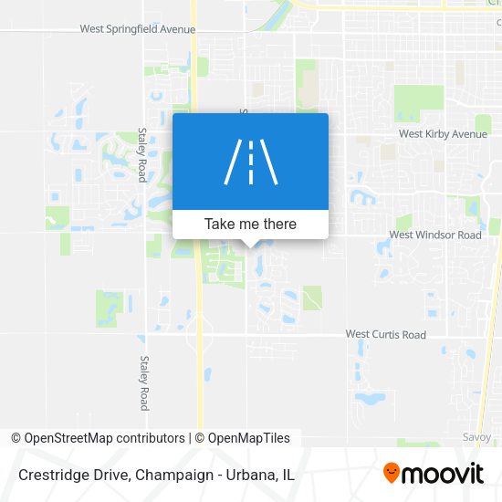 Crestridge Drive map