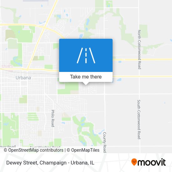 Dewey Street map