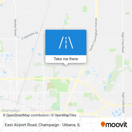East Airport Road map