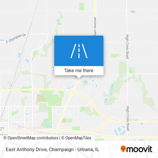 East Anthony Drive map