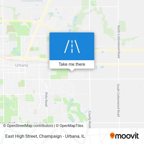 Mapa de East High Street