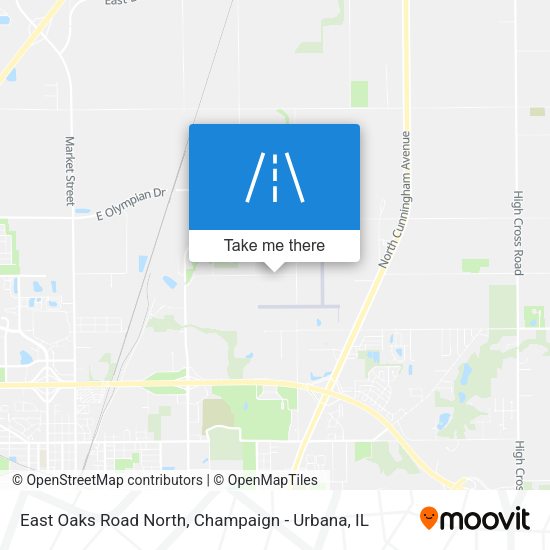 Mapa de East Oaks Road North