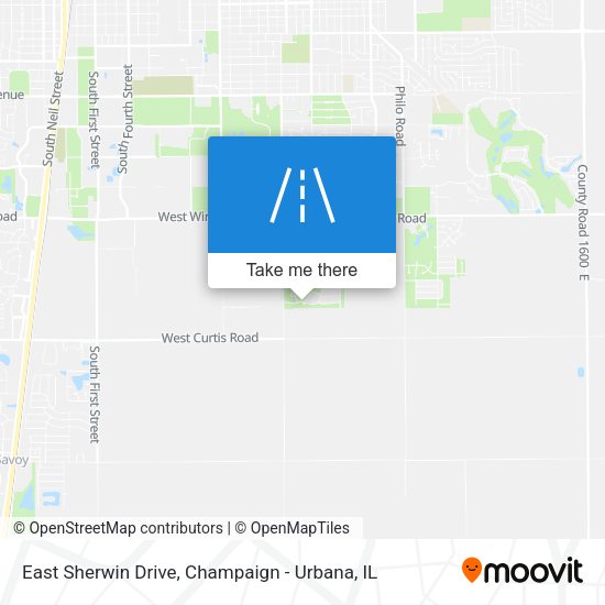 Mapa de East Sherwin Drive