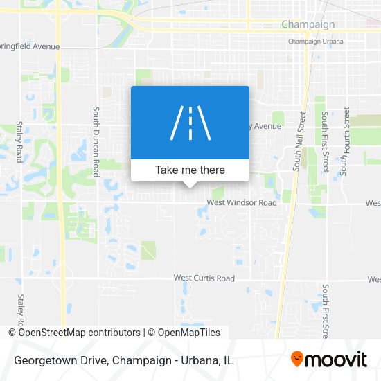 Georgetown Drive map