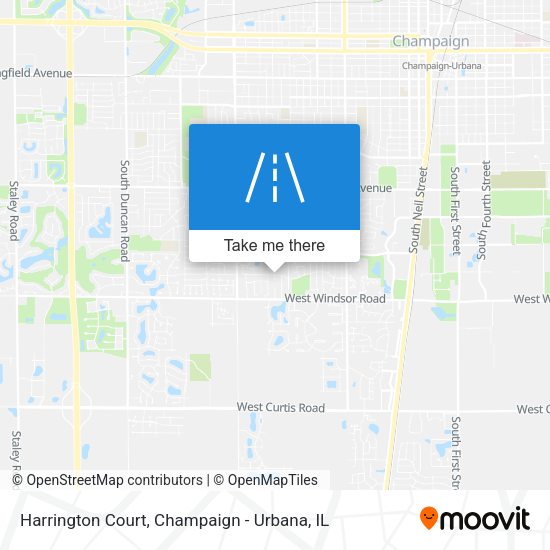 Mapa de Harrington Court