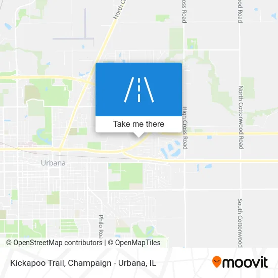 Kickapoo Trail map