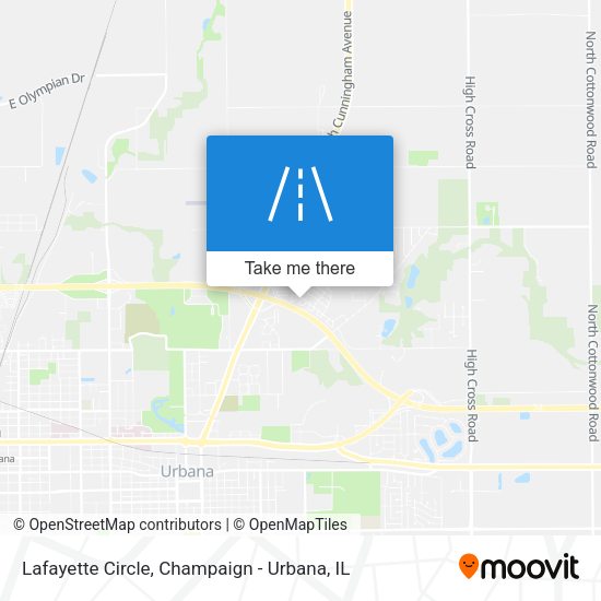 Mapa de Lafayette Circle