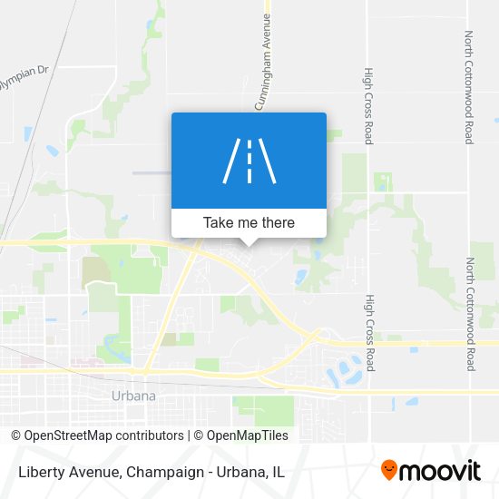 Liberty Avenue map