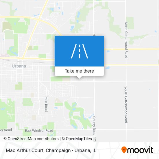 Mac Arthur Court map