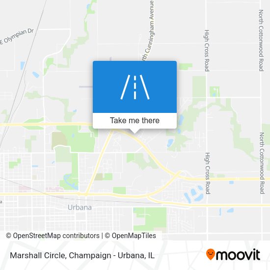 Marshall Circle map