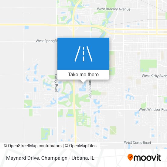 Mapa de Maynard Drive