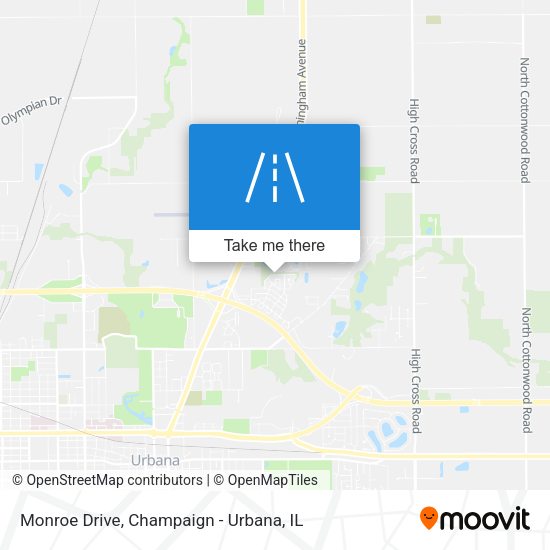 Mapa de Monroe Drive