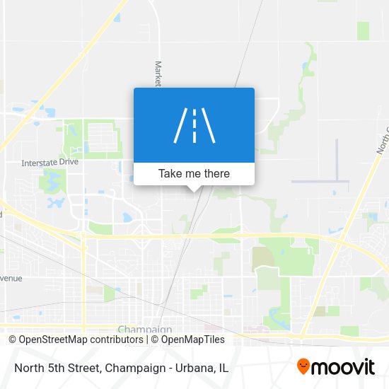 Mapa de North 5th Street
