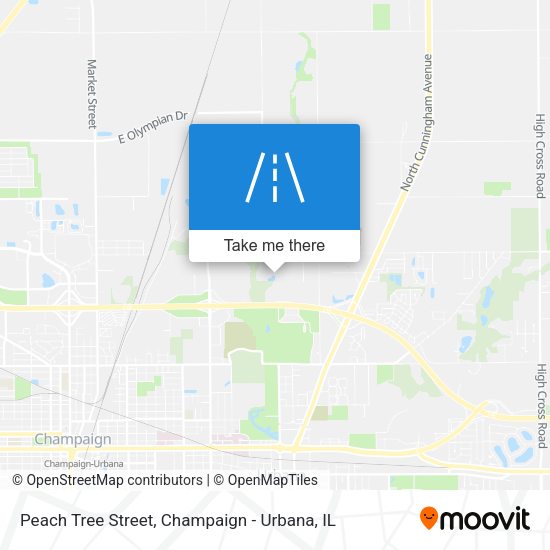 Peach Tree Street map