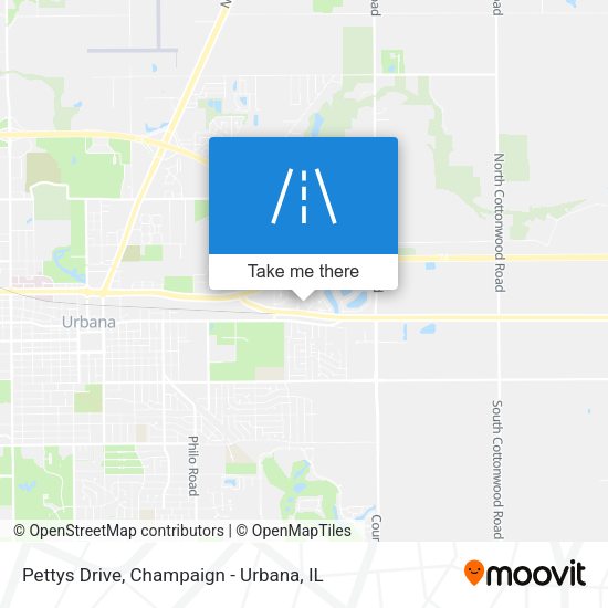 Pettys Drive map