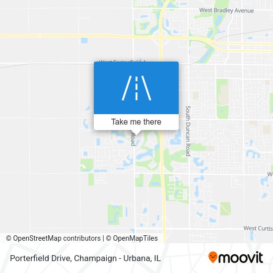 Porterfield Drive map