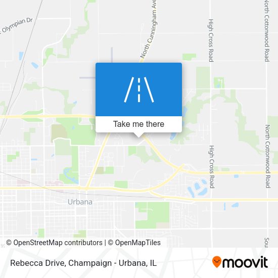 Rebecca Drive map