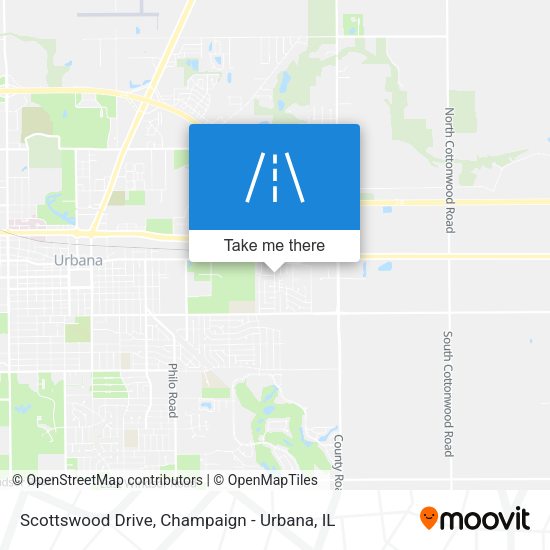 Scottswood Drive map