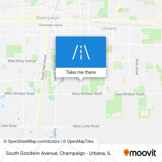 South Goodwin Avenue map