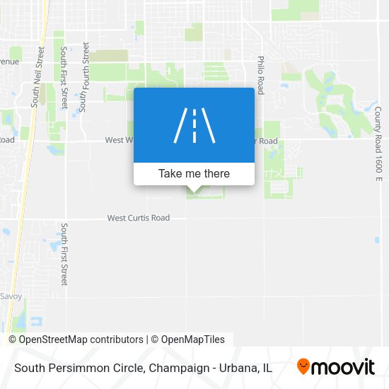 South Persimmon Circle map