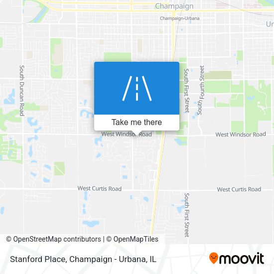 Stanford Place map