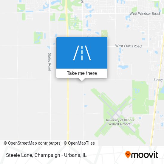 Mapa de Steele Lane