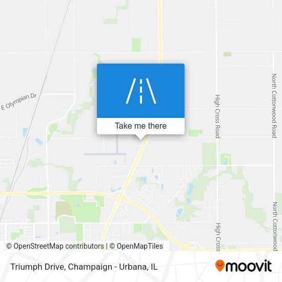 Triumph Drive map