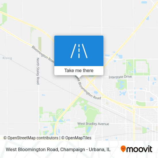 Mapa de West Bloomington Road