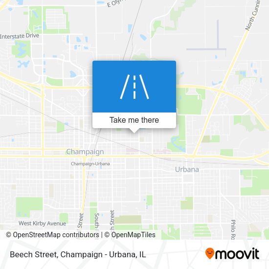 Beech Street map