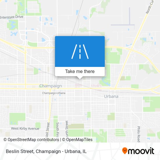 Beslin Street map