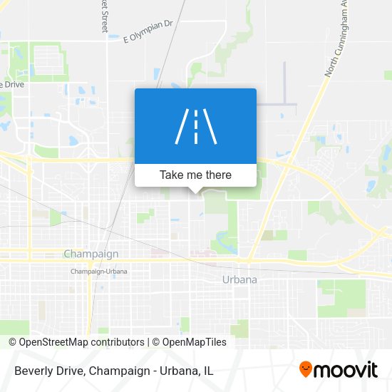 Beverly Drive map