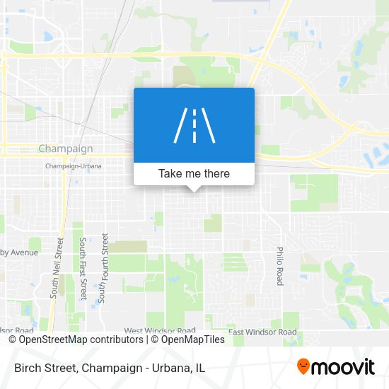 Birch Street map