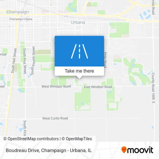 Boudreau Drive map