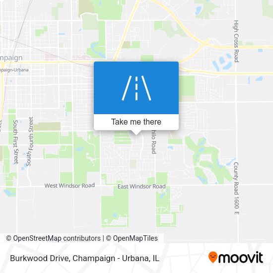 Burkwood Drive map