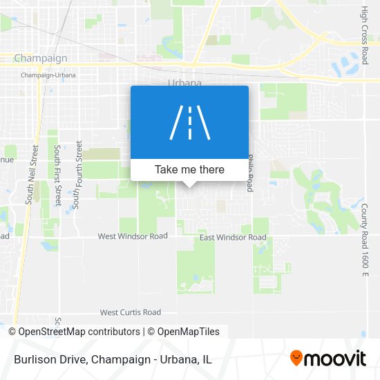 Burlison Drive map