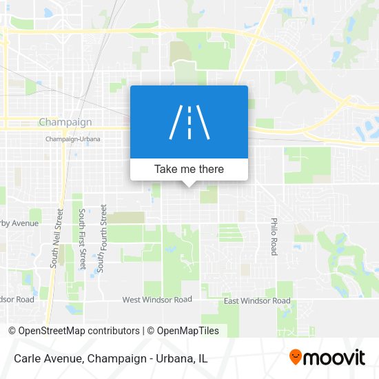 Carle Avenue map