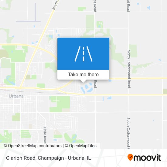 Clarion Road map