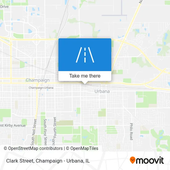 Mapa de Clark Street